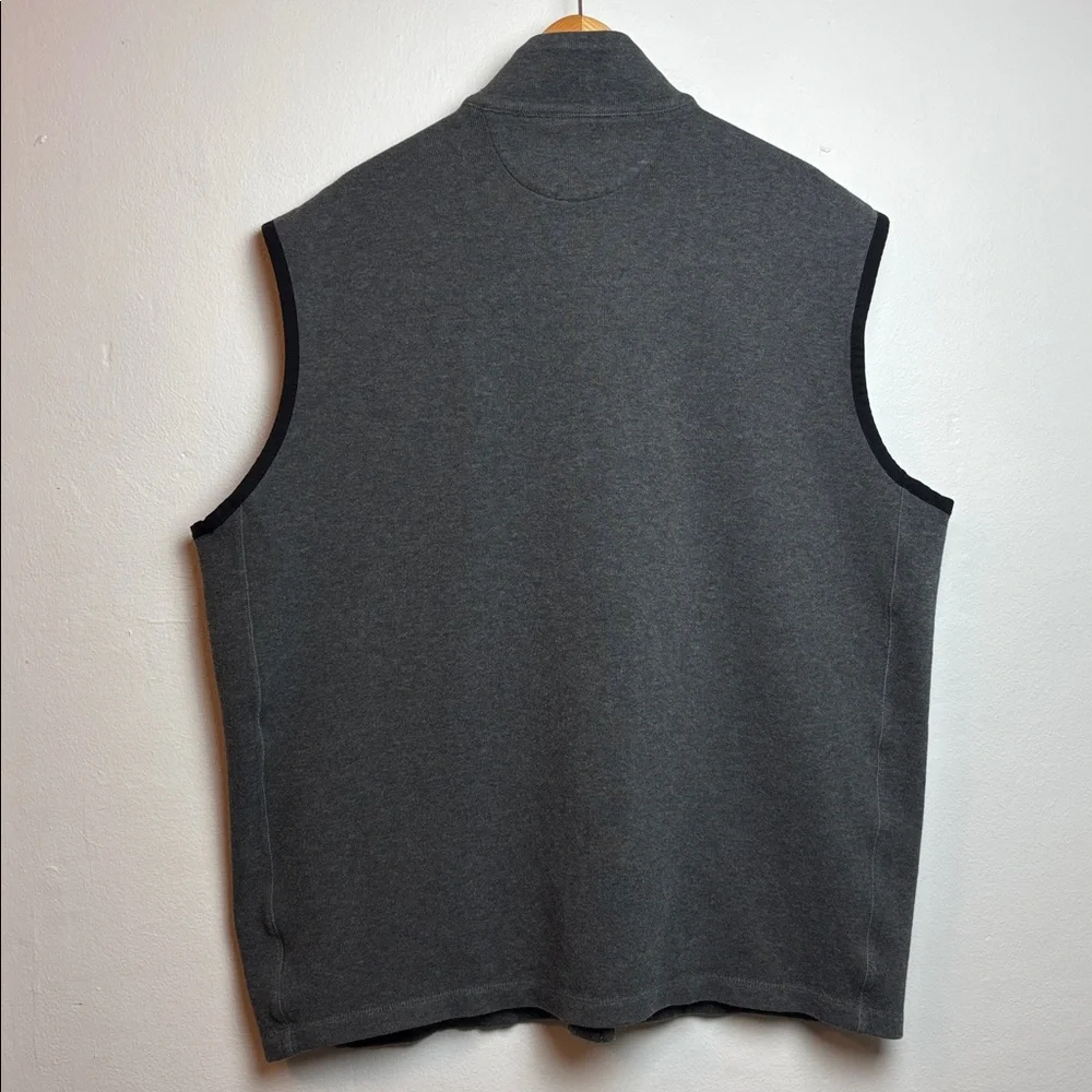 Polo Ralph Lauren Men's Gray Full-Zip‎ Sweater Vest XXL Classic Preppy Layering